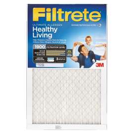 Filtrete UA00DC-6 Ultimate Allergen Reduction Air Filter, 20 in L, 16 in W, 12 MERV, Microfiber Filter Media