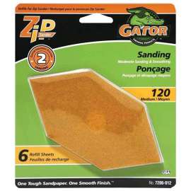 Ali 7206-012 Multi-Surface Step-2 Sanding Sheet, 6 in x 3 in, 120 Grit