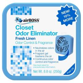 airBOSS 561LI.6T Closet Odor Eliminator Black, 8.8 oz