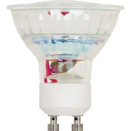 Feit Electric BPQ50MR16/GU10 Halogen Bulb, 50 W, GU10 Lamp Base, MR16 Lamp, 3000 K Color Temp, 2000 hr Average Life