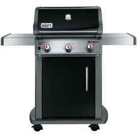 Weber SPIRIT E-310 Series 46510001 Gas Grill, 32000 Btu/hr BTU, Liquid Propane, 3 -Burner, Stainless Steel Body