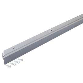 M-D 05090 Door Sweep, 36 in L, 1/4 in W, Aluminum Flange, Vinyl Insert