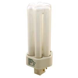 Sylvania 20881 Compact Fluorescent Bulb, 26 W, T4 Lamp, GX24Q-3 Lamp Base, 1501 Lumens, 3500 K Color Temp