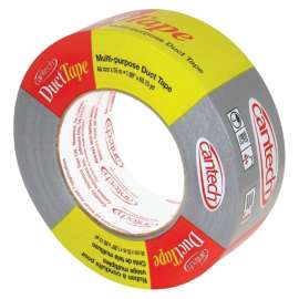 Cantech 395 Series 395-21 Duct Tape, 55 m L, 48 mm W, Polyethylene Backing, Gray