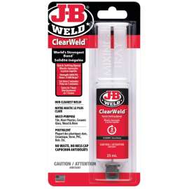 J-B WELD 50112F Epoxy, Clear, Gel, 25 mL Syringe