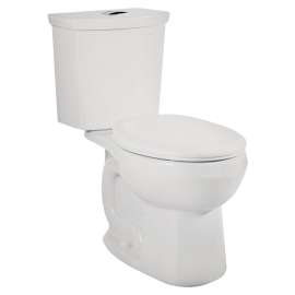 American Standard 3383516ST.020 Flush Toilet, Elongated Bowl, 1.6 gpf Flush, 16-1/2 in H Rim