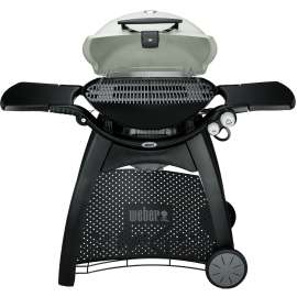 Weber Q 3200 Series 57060001 Gas Grill, 21700 Btu/hr BTU, Liquid Propane, 2 -Burner, Aluminum Body, Titanium