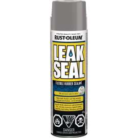 RUST-OLEUM LeakSeal 269788 Rubber Sealant, Gray, 405 g