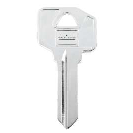 HY-KO 11010EZ2 Key Blank, Brass, Nickel, For: LSDA Cabinet, House Locks and Padlocks