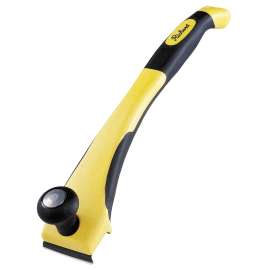 Richard 04524 Paint Scraper with Knob, 2-1/2 in W Blade, Two-Sided Blade, HCS Blade, Santoprene Handle, Ergonomic Handle