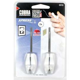 Cobra Anchors Xpress 3310 Picture Hook, 50 lb, White