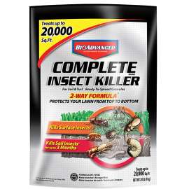 BioAdvanced 700289T Insect Killer, Granular, Sprinkle Application, 20 lb Bag