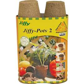 Jiffy JP226 Peat Pot, Peat Moss