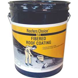Henry Roofers Choice Series RC014070 Roof Coating, Black, 18.93 L Pail, Liquid