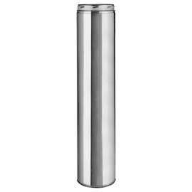 SELKIRK 208036U Chimney Pipe, 10 in OD, 36 in L, Stainless Steel