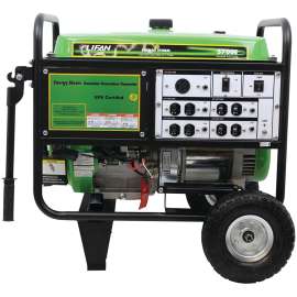 LIFAN ES5700E Portable Generator, 42.2 A, 120/240 V, 5700 W Output, Octane Gas, 6.5 gal Tank, 10 hr Run Time