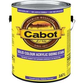 Cabot 800 Series 0808C Siding Stain, Brown, Liquid, 3.43 L