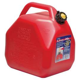 Scepter 07622 Gas Can, 5.3 gal Capacity, Polyethylene, Red