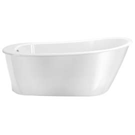 MAAX Sax 105797-000-002 Bathtub, 38 to 44 gal Capacity, 60 in L, 32 in W, 25 in H, Free-Standing Installation, White