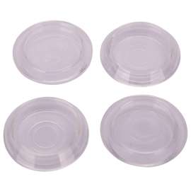 ProSource FE-50800-PS Furniture Glide, Plastic, Clear, Clear, 2-1/4 x 2-1/4 x 9/16 in Dimensions