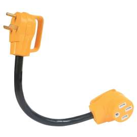 PowerGrip 55183 Dogbone Adapter, 50 A Female, 30 A Male, 125 V, Male, Female