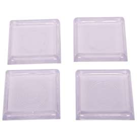ProSource FE-50850-PS Caster Furniture Glide, Carpet/Steel, Clear, Clear, 2-1/4 x 2-1/4 x 3/8 in Dimensions