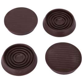 ProSource FE-S709-PS Caster Furniture Glide, Rubber, Brown, Brown, 2-5/32 x 2-5/32 x 15/32 in Dimensions