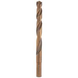 Milwaukee RED HELIX 48-89-2323 Drill Bit, 13/32 in Dia, 5.12 in OAL, 3/8 in Dia Shank, 3-Flat, Reduced Shank