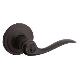 Kwikset Signature Series 740TNL11PSMTRCAL/ Entry Lever Lockset, Metal, Venetian Bronze
