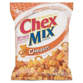 Chex Mix CMC8 Snack Food, Cheddar Flavor, 3.6 oz Bag