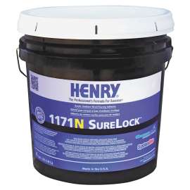 HENRY SureLock 12236 Flooring Adhesive, Paste, Mild Solvent, Yellowish Beige, 4 gal Pail