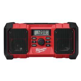Milwaukee 2890-20 Jobsite Radio, 18 V, 1.5 to 5 Ah, 10-Channel, Includes: Cable