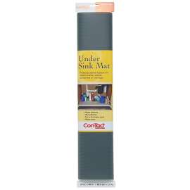 Con-Tact KTCH-CUSM02-06 Non-Adhesive Woven Undersink Mat, Graphite