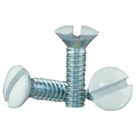 Eaton Wiring Devices BP231W-SP Wallplate Screw, 1/2 in L, Metal