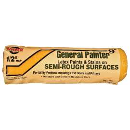 Linzer RC1150 Paint Roller Cover, 1/2 in Thick Nap, 9 in L