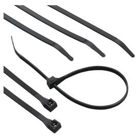 CALTERM 73273 Cable Tie, 6/6 Nylon, Black