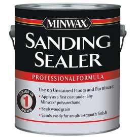 Minwax 157000000 Sanding Sealer, Cream, Liquid, 1 gal, Canister