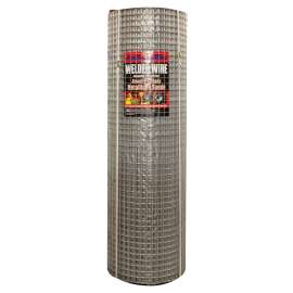 Jackson Wire 10 03 39 14 Welded Wire Fence, 100 ft L, 48 in H, 1 x 1 in Mesh, 14 Gauge, Galvanized