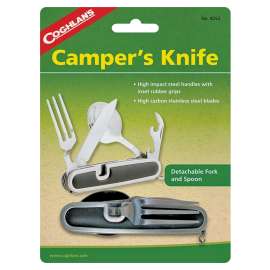 Coghlans 8252 Camper's Knife, Rubber/Steel Handle