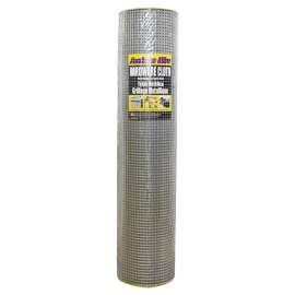 Jackson Wire 11 03 39 13 Hardware Cloth, 100 ft L, 48 in W, 19 Gauge, 1/2 x 1/2 in Mesh, Galvanized