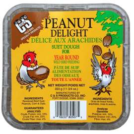 Armstrong Milling 403-128 Bird Suet, Cake, Natural Peanut Flavor, 333 g