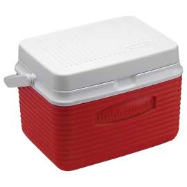 Rubbermaid FG2A0904MODRD Cooler, 5 qt Cooler, Modern Red