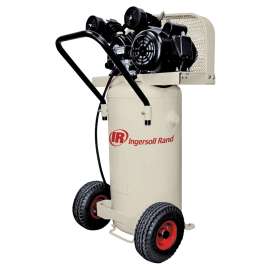 Ingersoll Rand P1.5IU-A9 Small Portable Reciprocating Air Compressor, 20 gal Tank, 2 hp, 115 V, 135 psi Pressure