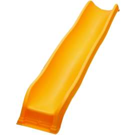 PLAYSTAR PS 8826 Giant Scoop Wave Slide, 8 ft L Slide, Open Slide, Straight Slide, HDPE, Green