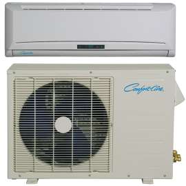 Comfort-Aire SMH12SC-0-25-KIT Mini-Split Air Conditioner, 115 V, 12,000 Btu Cooling, 11.5 EER, Remote Control