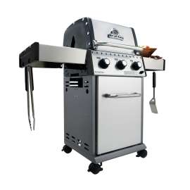 Broil King Baron 921554 Gas Grill, 40,000 Btu/hr BTU, Liquid Propane, 3 -Burner, 330 sq-in Primary Cooking Surface