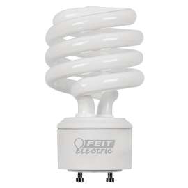 Feit Electric BPESL23TM/GU24 Compact Fluorescent Lamp, 23 W, A19 Spiral Lamp, GU24 Twist and Lock Lamp Base, 1600 Lumens