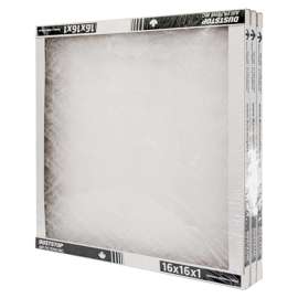 Duststop 11-16163 Furnace Air Filter, 16 in L, 16 in W