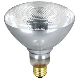Feit Electric 65PAR/FL/1/2/RP Incandescent Bulb, 65 W, BR40 Lamp, Medium E26 Lamp Base, 2700 K Color Temp