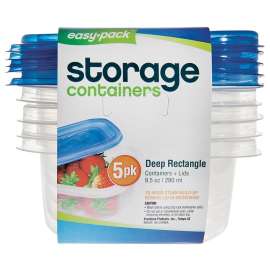 Easy Pack 8061 Storage Container, 9.25 oz Capacity, Plastic